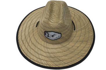Image of HUK Performance Fishing Camo Patch Straw Hat - Mens, Erie, One Size, H3000239-037-1