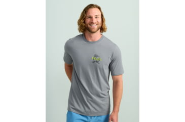 Image of HUK Performance Fishing Dolphin Aloha Tee - Mens, Night Owl, 3XL, H1000530-016-XXXL
