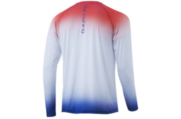 Image of HUK Performance Fishing Flare Fade Long Sleeve - Men's, Americana, Large, H1200342-695-L