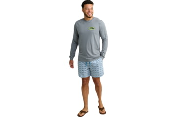 Image of HUK Performance Fishing Graphic Long Sleeve Tee - Mens, Night Owl2, Large, H1000533-019-L