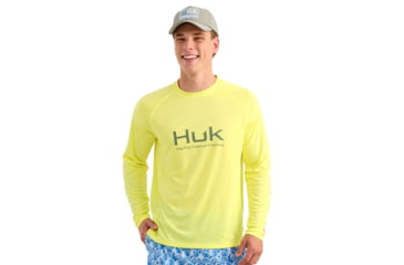 Image of HUK Performance Fishing Pursuit Long Sleeve Crew - Mens