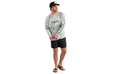 Image of HUK Performance Fishing Pursuit Long Sleeve Crew - Mens