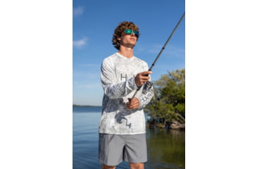 Image of HUK Performance Fishing Pursuit Long Sleeve Crew - Mens