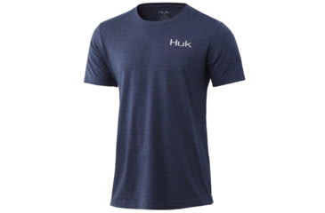 Image of HUK Performance Fishing KC Options Tee - Men's, Sargasso Sea Heather, Medium, H1000313-416-M