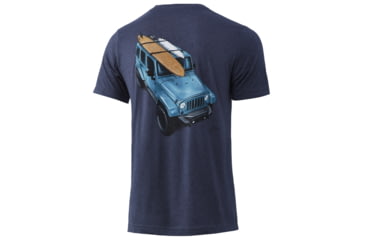 Image of HUK Performance Fishing KC Options Tee - Men's, Sargasso Sea Heather, Medium, H1000313-416-M