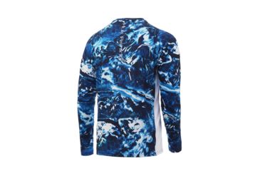 Image of HUK Performance Fishing Mossy Oak Pursuit Long Sleeve Graphic T-Shirt - Mens, Mossy Oak Hydro Sailfish, Large, H1200228-488-L