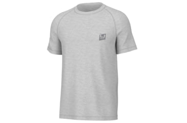 Image of HUK Performance Fishing Performance Tee SS Cationic Heather - Mens, Harbormist Hthr, XL, H1200618-054-XL