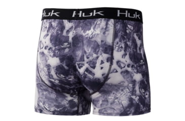 Image of HUK Performance Fishing Running Lakes Boxer Brief - Mens, Overcast Grey, M, H5000035-032-M