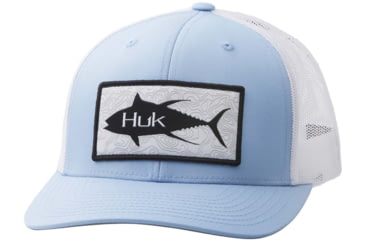 Image of HUK Performance Fishing Topo Trucker - Mens, Dusk Blue, 1, H3000265-469-1
