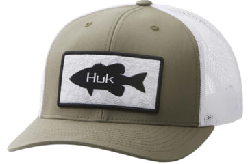Image of HUK Performance Fishing Topo Trucker - Mens, Kalamata Olive, 1, H3000265-344-1