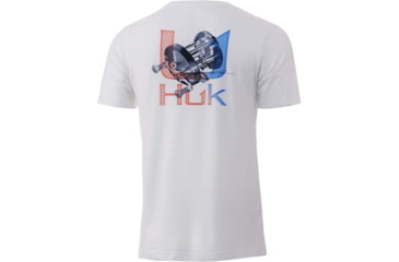 Image of HUK Performance Fishing VC Reel Tee - Men's, White, XXL, H1000348-100-XXL
