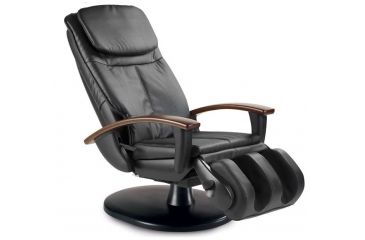 Image of Human Touch Black Leather-Like Massage Chair