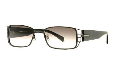 Image of HUMMER Eyegear HU H327 SEHU 032706 Sunglasses - Carbon (crb) SEHU 0327065645 BK