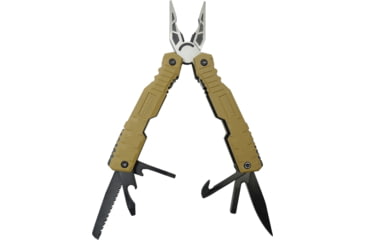Image of Humvee Multi Tool Multi-Tools, Folding Knife, 6.25in Closed, Tan Synthetic Handles, Tan, HMV-MT-1