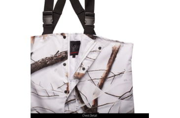 Image of Huntworth Ackley Light Weight Microfiber Waterproof Cover Up Bib Overalls - Men's, Snow Camo, 3XL, E-81705-SCB-3XL