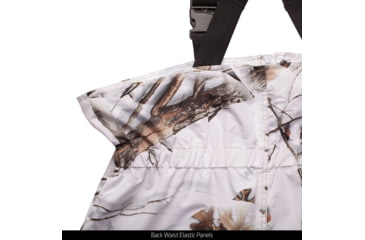 Image of Huntworth Ackley Light Weight Microfiber Waterproof Cover Up Bib Overalls - Men's, Snow Camo, 3XL, E-81705-SCB-3XL