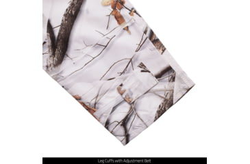 Image of Huntworth Ackley Light Weight Microfiber Waterproof Cover Up Bib Overalls - Men's, Snow Camo, 3XL, E-81705-SCB-3XL