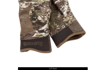 Image of Huntworth Ansted Mid Weight Plush Fleece Lined Hunting Glove - Mens, Tarnen, Medium, E-1207-TRN-M