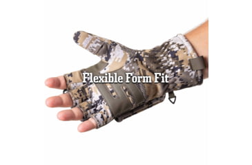 Image of Huntworth Barrow Heat Boost Windproof Softshell Hunting Glove - Mens, Disruption, Large, E-1436-DC-L