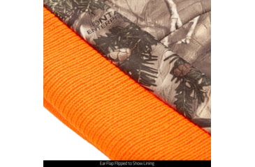 Image of Huntworth Galena Heavy Weight Reversible Performance Fleece Beanie Hat - Mens, Hidden/Blaze, One Size, E-5540-HDN/BZ