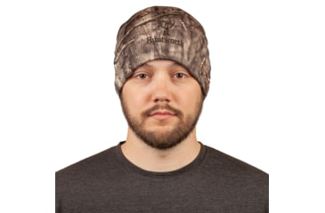 Image of Huntworth Galena Heavy Weight Reversible Performance Fleece Beanie Hat - Mens, Hidden/Blaze, One Size, E-5540-HDN/BZ