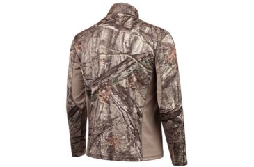 Image of Huntworth Hunting Birds Eye Mesh 1/4 Zip Pullover - Mens, Hiddn, 2XL E-918-HDN-2XL