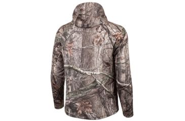 Image of Huntworth Hunting Sporty Knit Jersey 1/2 Zip Hooded Pullover - Mens, Hiddn, 2XL E-9216-HDN-2XL
