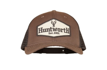 Image of Huntworth Logo Trucker Cap - Men's, Dark Olive, One Size, E-5776-DOV