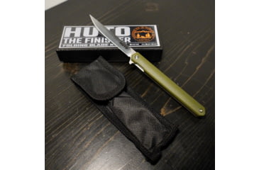 Image of Huto Lifestyle Finisher Folding Hard Blade Skinner Knife, Army Green, FINSH-KNV-ARMGRN