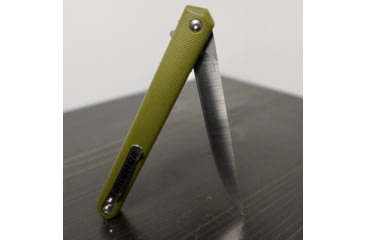Image of Huto Lifestyle Finisher Folding Hard Blade Skinner Knife, Army Green, FINSH-KNV-ARMGRN