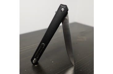 Image of Huto Lifestyle Finisher Folding Hard Blade Skinner Knife, Black, FINSH-KNV-BLK