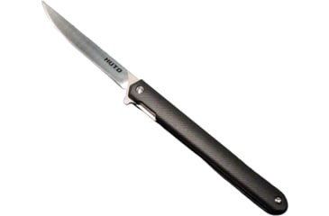 Image of Huto Lifestyle Finisher Folding Hard Blade Skinner Knife, Black, FINSH-KNV-BLK