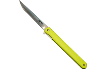 Image of Huto Lifestyle Finisher Folding Hard Blade Skinner Knife, Lime Green, FINSH-KNV-LIMGRN