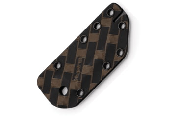 Image of Hydra Knives Buzzard Black Vulture Version EDC Knife, 3.15in, 1.4116 SS, Black Powder Coated Seax Point Blade, Black Stainless Steel Handle, Black Kydex Neck Sheath, HK-01-BLACK-SBL