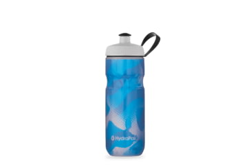 Image of HydraPak Polar Sport Contender 20oz Bottle, Blue/Silver, 20oz/600ml, INS20OZ08