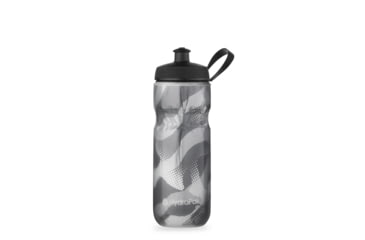 Image of HydraPak Polar Sport Contender 20oz Bottle, Charcoal/Silver, 20oz/600ml, INS20OZ11
