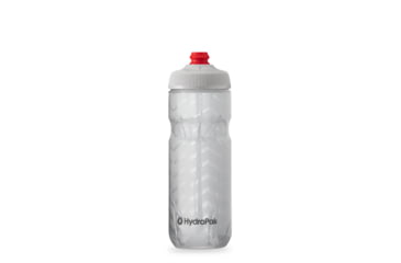 Image of HydraPak Polar Surge Bolt 20oz Bottle, White/Silver, 20oz/600ml, INB20OZ04