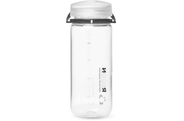 Image of HydraPak Recon Water Bottle, Clear / Black &amp; White, 500 ml, BR03W