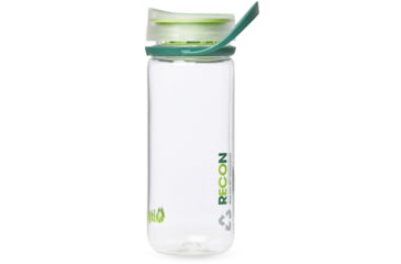 Image of HydraPak Recon Bottle, 500ml, Clear/Evergreen &amp; Lime, BR03E