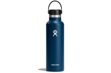 Image of Hydro Flask 21oz Standard Mouth Flask, Indigo, 21 oz, S21SX464