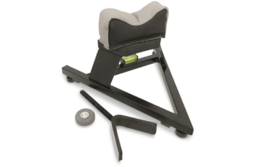 Image of Hyskore Rifels &amp; Pistols Shooting Bench Rest with Leather Beg, Black, 30327