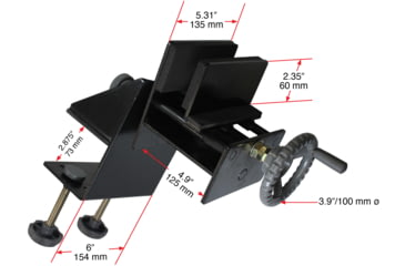 Image of Hyskore Portable Armorer's Vise, Black, 30182