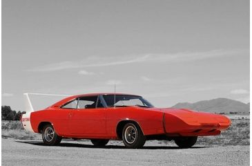 Image of iCanvas 1969 Dodge Charger Daytona Color Pop by Canvas Print, Multi, 40x26x0.75 ICA1196-1PC3-40x26