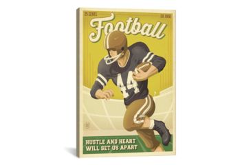 Image of iCanvas Football New by Anderson Design Group Print, Multi, 26x18x0.75 ADG259-1PC3-26x18