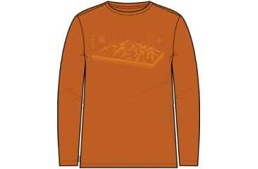 Image of Icebreaker 150 Tech Lite II Long Sleeve Alps 3D T-Shirt - Men's, Earth, Medium, IB0A56R5865M