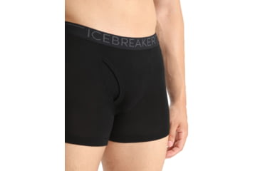 Image of Icebreaker 175 Everyday Thermal Boxers w/ Fly - Mens, Black, Small, IB104485001S