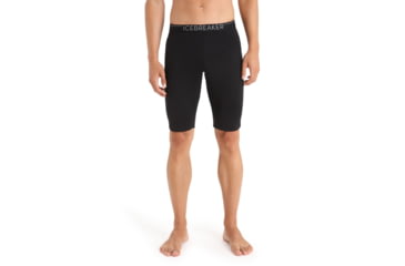 Image of Icebreaker 200 Oasis Thermal Shorts - Men's, Black, Extra Large, IB0A59KY001XL