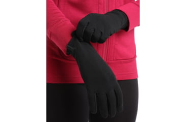 Image of Icebreaker 260 Tech Glove Liners, Black, Medium, IB104827001M