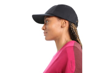 Image of Icebreaker 6 Panel Hat, Black, One Size, IB0A59HA001OS