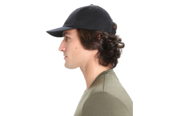 Image of Icebreaker 6 Panel Hat, Black, One Size, IB0A59HA001OS